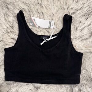 Freddy wr.up cropped Black Tank Top small